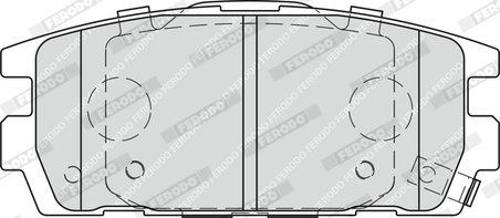 Set placute frana Ferodo FDB1841