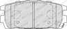Set placute frana Ferodo FDB1841