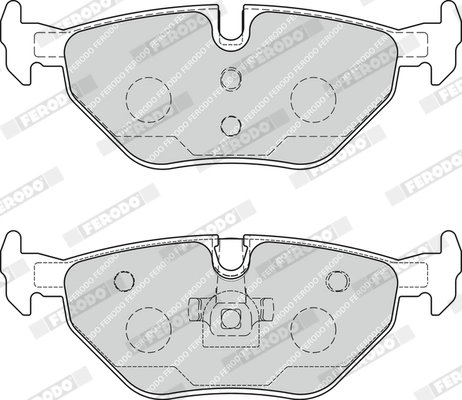 SET PLACUTE FRANA FERODO FDB1867 - Compatibil cu ALPINA, BMW, MG, ROVER, SAAB, WIESMANN