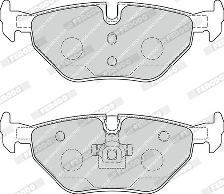 SET PLACUTE FRANA FERODO FDB1867 - Compatibil cu ALPINA, BMW, MG, ROVER, SAAB, WIESMANN