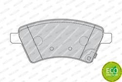 Set placute frana Ferodo FDB1875