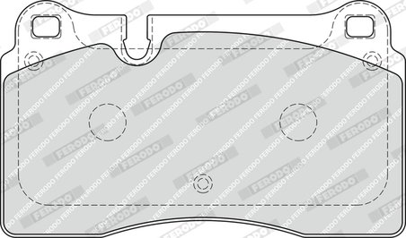 Set placute frana Ferodo FDB1877