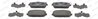 SET PLACUTE FRANA FERODO FDB1894 - Compatibil cu ABARTH, FIAT, MAZDA