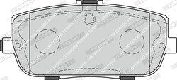 SET PLACUTE FRANA FERODO FDB1894 - Compatibil cu ABARTH, FIAT, MAZDA