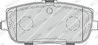 SET PLACUTE FRANA FERODO FDB1894 - Compatibil cu ABARTH, FIAT, MAZDA