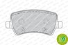 SET PLACUTE FRANA FERODO FDB1918 - Compatibil cu FORD, FORD (CHANGAN), LAND ROVER, VOLVO, VOLVO (CHANGAN), VOLVO ASIA