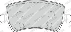 SET PLACUTE FRANA FERODO FDB1918 - Compatibil cu FORD, FORD (CHANGAN), LAND ROVER, VOLVO, VOLVO (CHANGAN), VOLVO ASIA