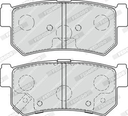 SET PLACUTE FRANA FERODO FDB1937 - Compatibil cu DAEWOO, SSANGYONG