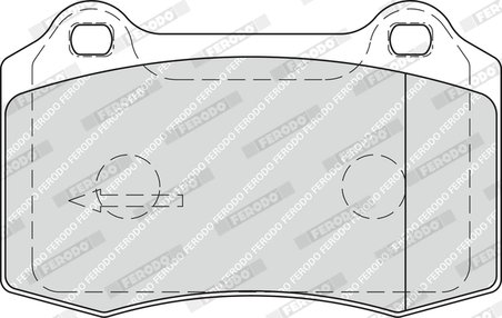 Set placute frana Ferodo FDB1949