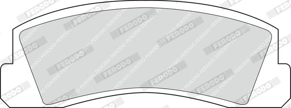 SET PLACUTE FRANA FERODO FDB195 - Compatibil cu CHEVROLET, LADA