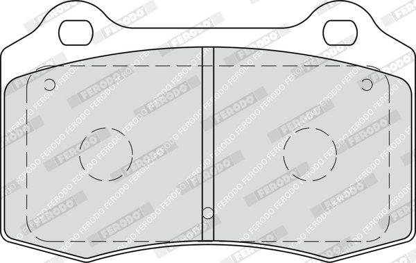 SET PLACUTE FRANA FERODO FDB1957 - Compatibil cu CITROEN, DS, FORD, PEUGEOT, SEAT