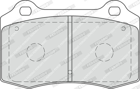 SET PLACUTE FRANA FERODO FDB1957 - Compatibil cu CITROEN, DS, FORD, PEUGEOT, SEAT