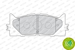 Set placute frana Ferodo FDB1991