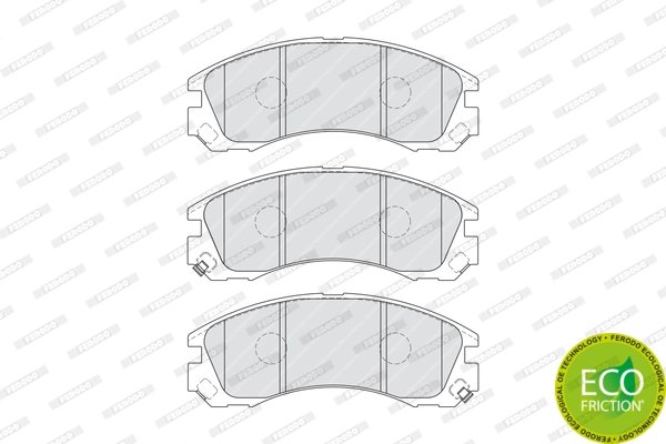 SET PLACUTE FRANA FERODO FDB1993 - Compatibil cu CITROEN, MITSUBISHI, PEUGEOT