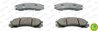 SET PLACUTE FRANA FERODO FDB1993 - Compatibil cu CITROEN, MITSUBISHI, PEUGEOT