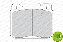 SET PLACUTE FRANA FERODO FDB243 - Compatibil cu MERCEDES-BENZ