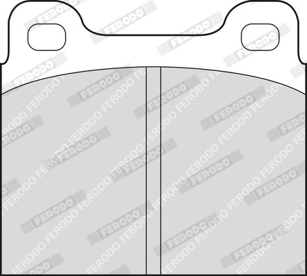 SET PLACUTE FRANA FERODO FDB2M - Compatibil cu ALFA ROMEO, AUDI, BEDFORD, BMW, FORD, LAMBORGHINI, MASERATI, MERCEDES-BENZ, OPEL,