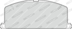 Set placute frana Ferodo FDB308