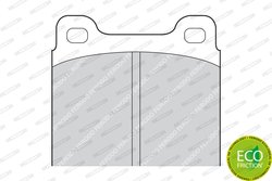 SET PLACUTE FRANA FERODO FDB2M - Compatibil cu ALFA ROMEO, AUDI, BEDFORD, BMW, FORD, LAMBORGHINI, MASERATI, MERCEDES-BENZ, OPEL,