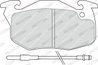 SET PLACUTE FRANA FERODO FDB393 - Compatibil cu CITROEN, DALLAS, PEUGEOT, RENAULT, TALBOT