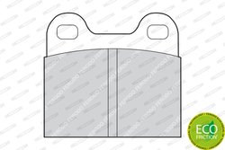 Set placute frana Ferodo FDB3M