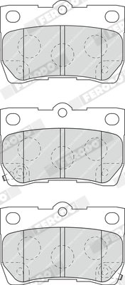 Set placute frana Ferodo FDB4001