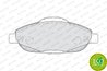 Set placute frana Ferodo FDB4003