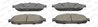 SET PLACUTE FRANA FERODO FDB4002 - Compatibil cu BMW, JEEP