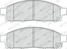 SET PLACUTE FRANA FERODO FDB4023 - Compatibil cu FIAT, MITSUBISHI