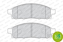 SET PLACUTE FRANA FERODO FDB4023 - Compatibil cu FIAT, MITSUBISHI