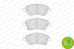 Set placute frana Ferodo FDB4046