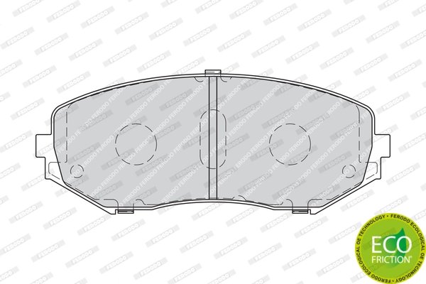 Set placute frana Ferodo FDB4060