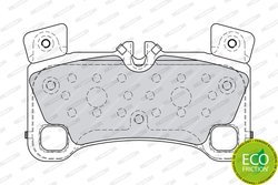 Set placute frana Ferodo FDB4065