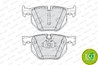 SET PLACUTE FRANA FERODO FDB4067 - Compatibil cu BMW