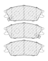 Set placute frana Ferodo FDB4076