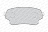 Set placute frana Ferodo FDB4077