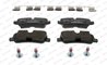 SET PLACUTE FRANA FERODO FDB4105 - Compatibil cu LAND ROVER