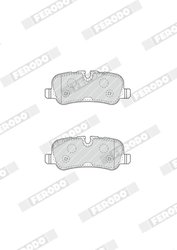 SET PLACUTE FRANA FERODO FDB4105 - Compatibil cu LAND ROVER