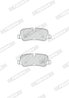 SET PLACUTE FRANA FERODO FDB4105 - Compatibil cu LAND ROVER