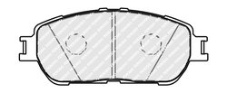 SET PLACUTE FRANA FERODO FDB4126 - Compatibil cu LEXUS, TOYOTA
