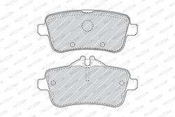 Set placute frana Ferodo FDB4169