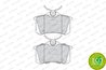 Set placute frana Ferodo FDB4178