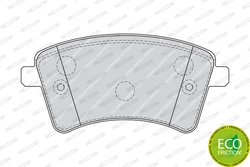 Set placute frana Ferodo FDB4185