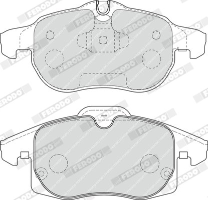 Set placute frana Ferodo FDB4188