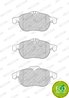Set placute frana Ferodo FDB4188
