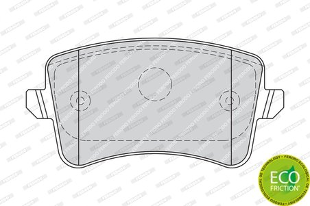 Set placute frana Ferodo FDB4190