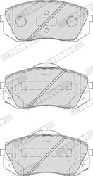 Set placute frana Ferodo FDB4194