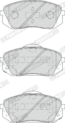 Set placute frana Ferodo FDB4194