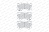 SET PLACUTE FRANA FERODO FDB4229 - Compatibil cu LEXUS, TOYOTA, TOYOTA (FAW)