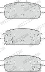 SET PLACUTE FRANA FERODO FDB4265 - Compatibil cu CHEVROLET, OPEL, VAUXHALL